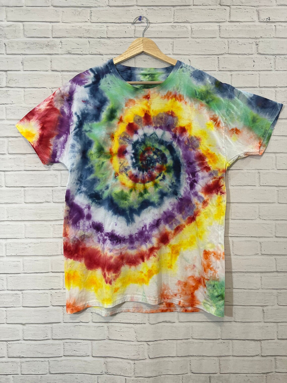 Rainbow ice dye tie dye tee t-shirt pride gay LGTBQ 3 Short Dogs