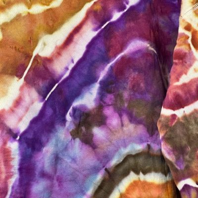 Geode Ice Dye Tie Dye Sweatshirt Fall Colors One of a Kind Custom Made