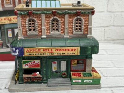 Lemax snow village Apple Hill Grocery